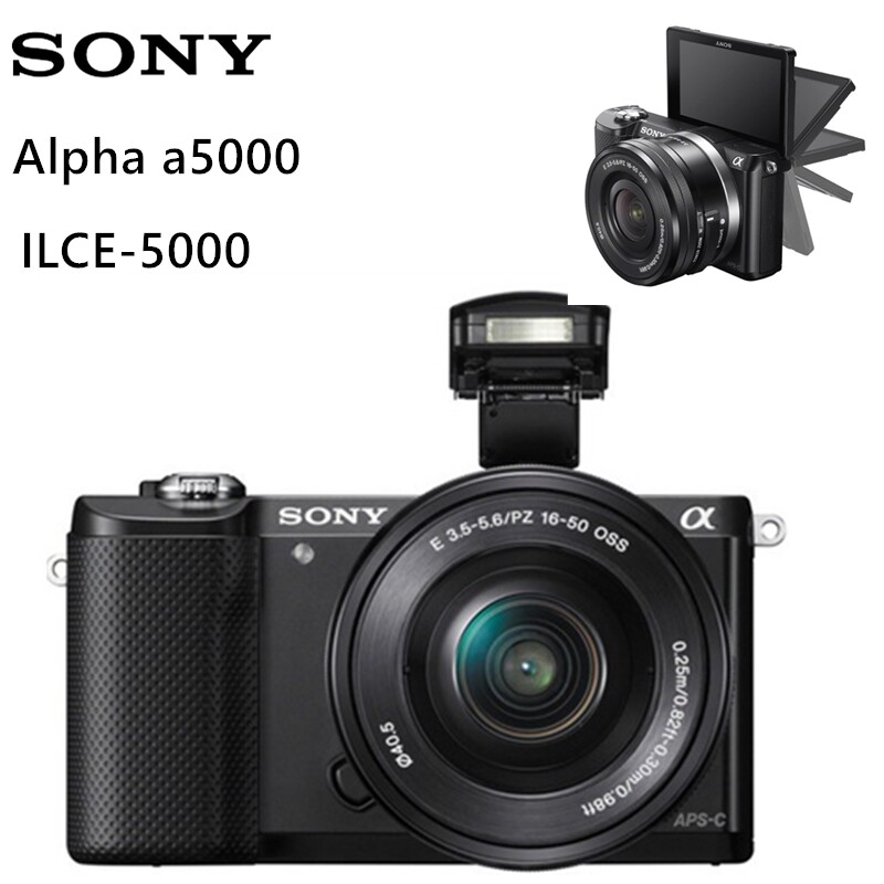 Sony Alpha a5000 ILCE-5000 20.1 MP Mirrorless Camera with Lens