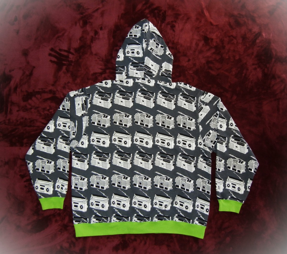 Bbc Icecream BOOMBOX of BAPE Hoodie full ZIP Pharrell XXL