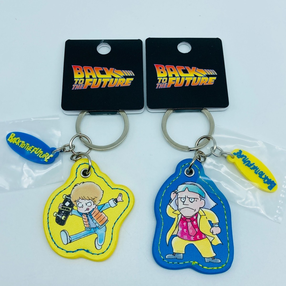 未使用】BACK TO THE FUTURE Ⅱ 1989 当時物キーホルダー 未使用】BACK