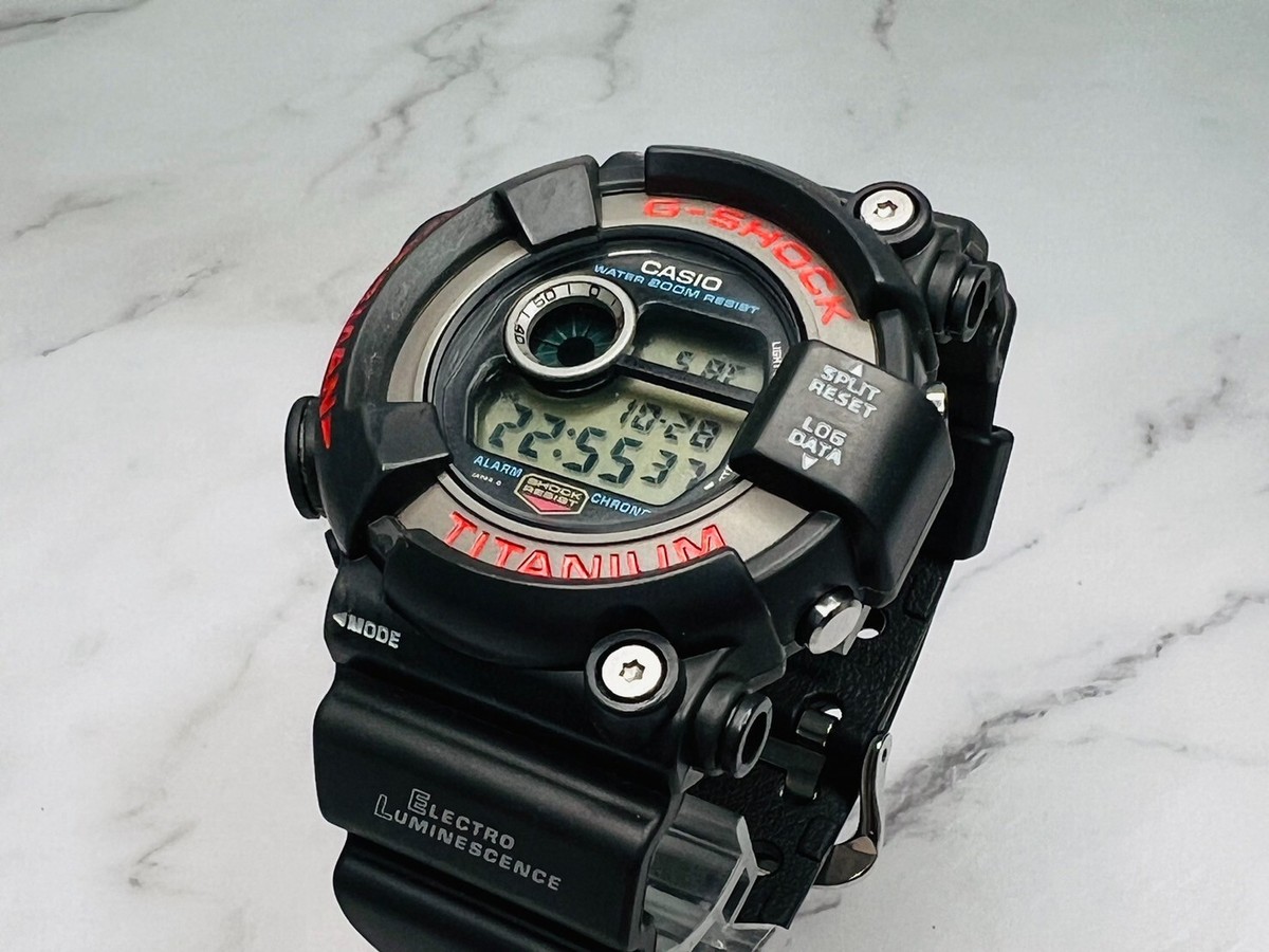 Casio G-Shock DW-8200-1A FROGMAN Black Quartz Fast Shipping | eBay