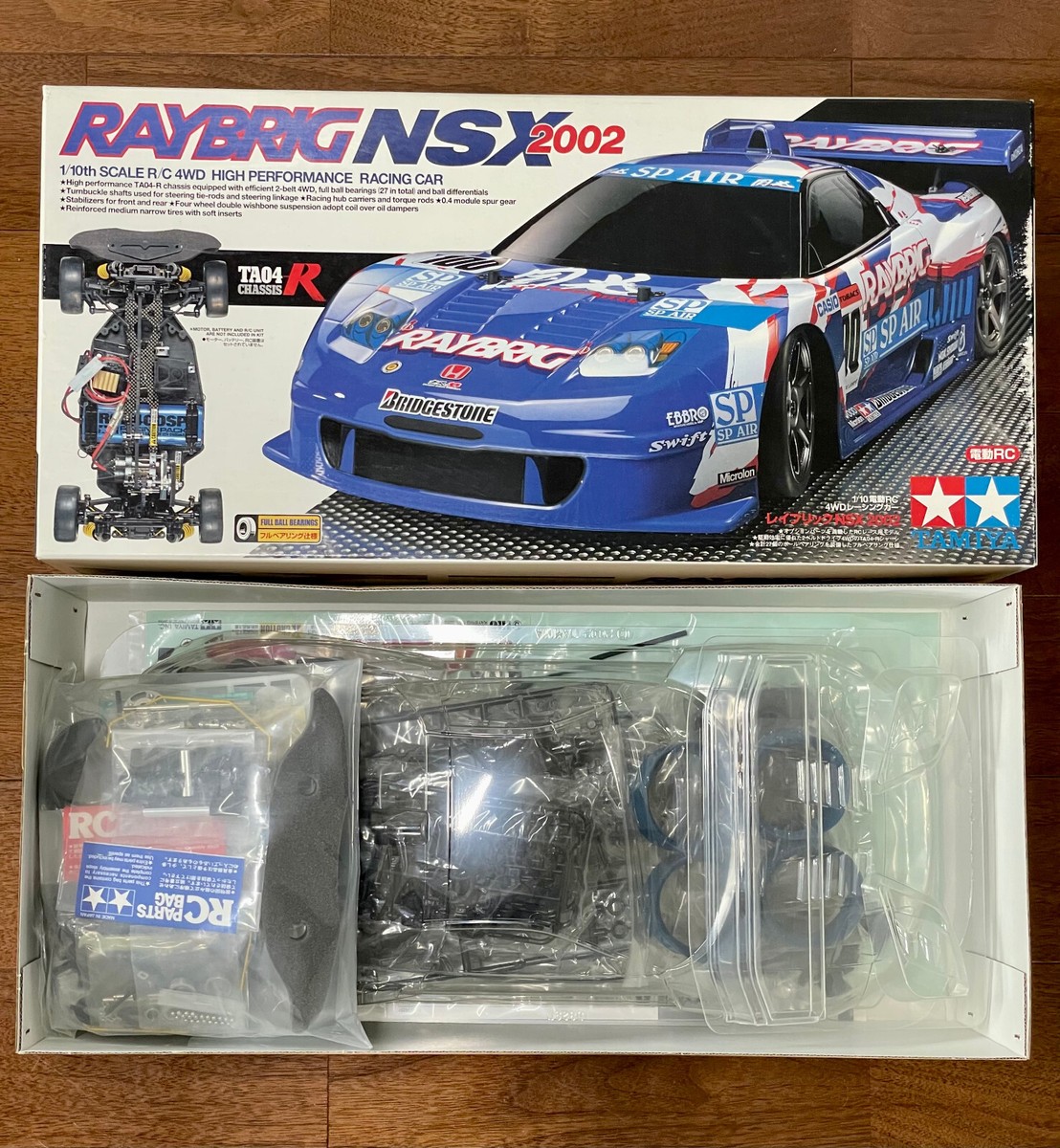 TAMIYA 58297 1/10 R/C Racing Car RAYBRIG NSX 2002 (TA04-R Chassis
