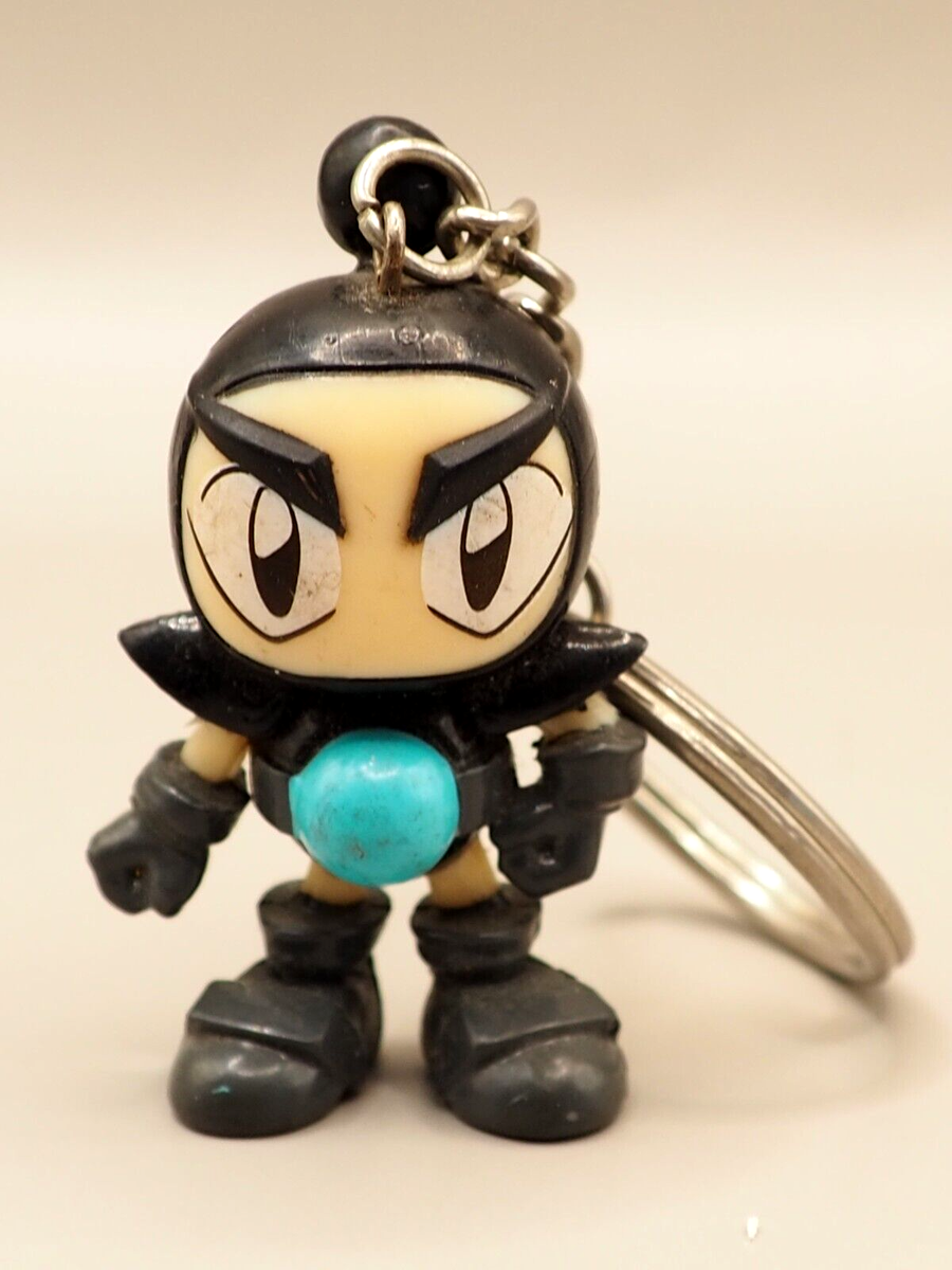 Black Bomb Bomberman B-Daman Bakugaiden Mini Figure Keychain Japan