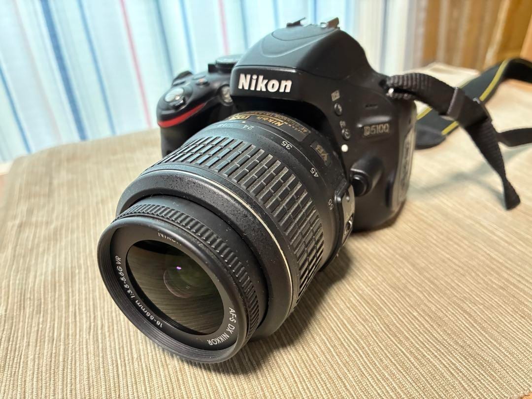 Nikon D5100 Digital Camera w/18-55mm Lens Working Used from JAPAN