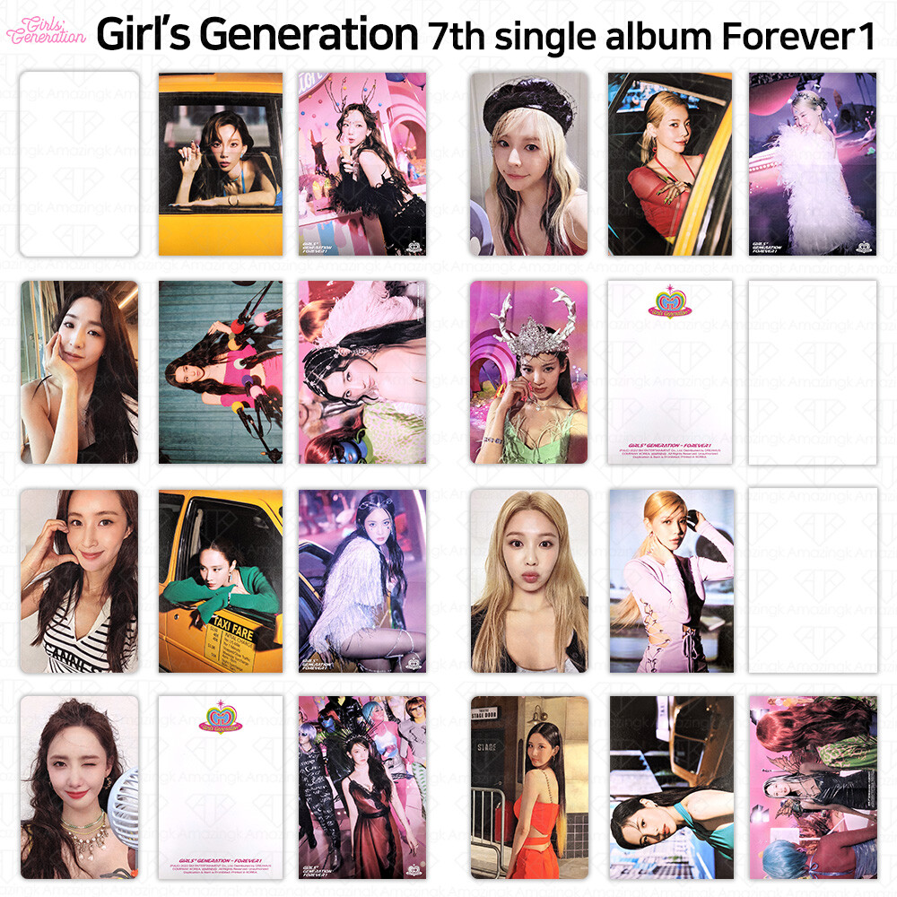 SNSD Girl's Generation 7th Single Album Forever1 Photocard