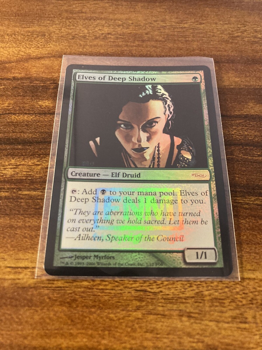 MTG✨ELVES OF DEEP SHADOW FOIL (FNM)✨DCI Friday Night Magic NM