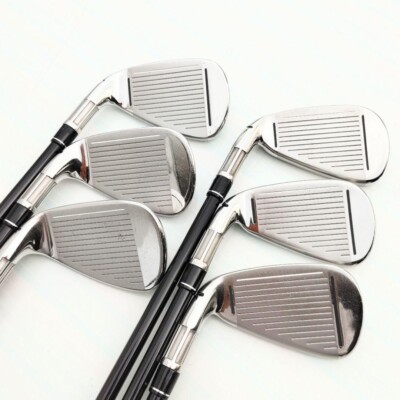 TaylorMade M4 Iron Set 5-9+Pw 6pc FUBUKI TM6 Graphite Flex S Right