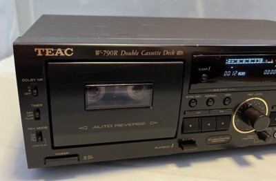TEAC W-790R Double Cassette Deck Black Good | eBay