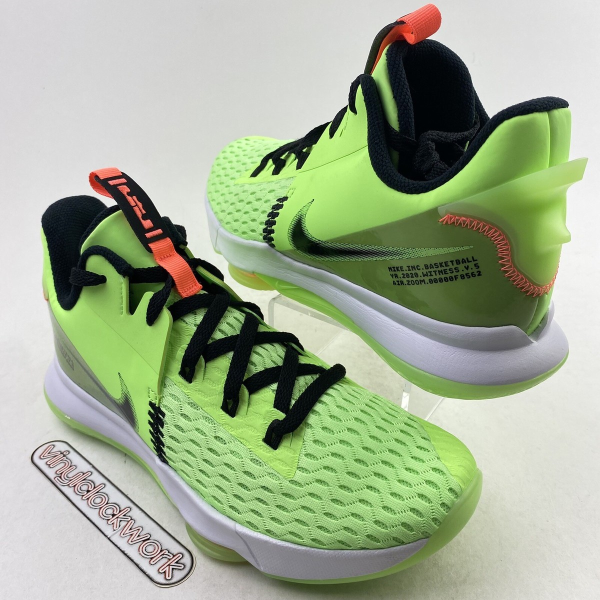 Nike Lebron Witness V “Grinch” Lime Green Mens Size 10 Basketball