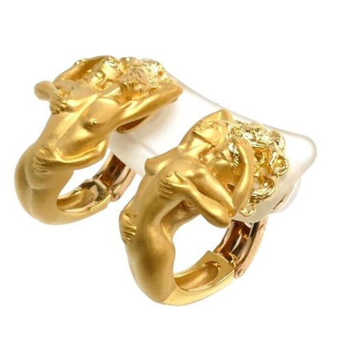 Ground Y x Chainsaw Man Reze GRENADE PIN EARRINGS Yohji Yamamoto