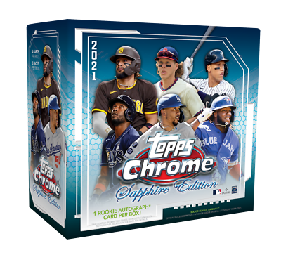 2021 Topps Chrome Sapphire Edition hobby box | eBay