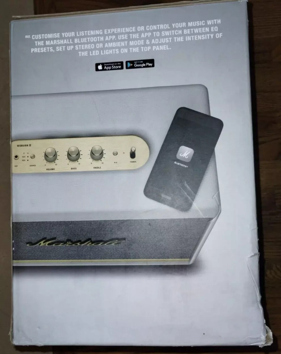 Marshall Woburn II Wireless Bluetooth Speaker - AC Powered New