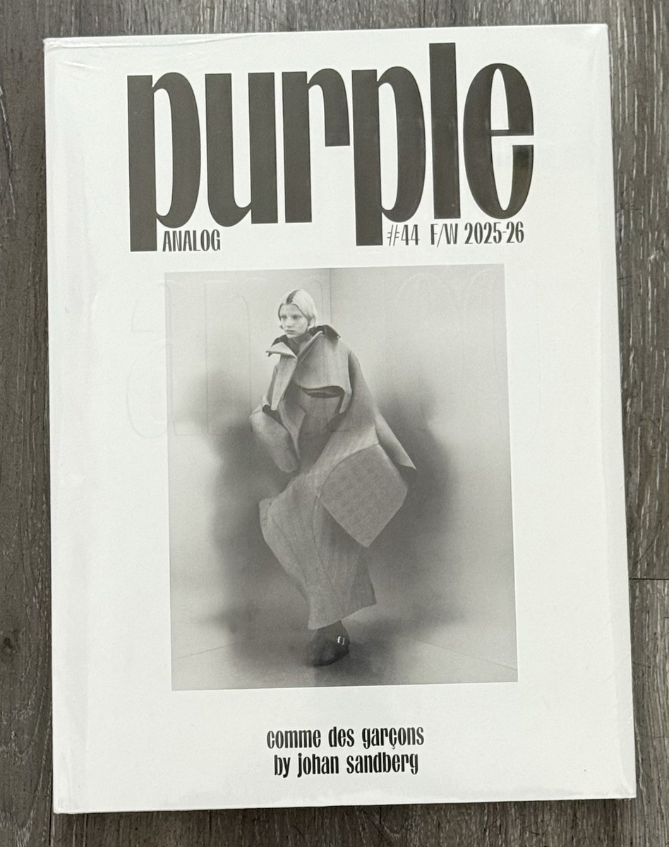 PURPLE FASHION MAGAZINE-ISSUE #44 - ANALOG - F/W 2025 -26-RANDOM