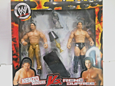 WWE Jakks Pacific Kenzo Suzuki vs Rene Dupree Action Figure World