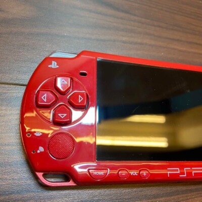 Sony PSP 2000 1 Seg Pack Deep Red Handheld System for sale online