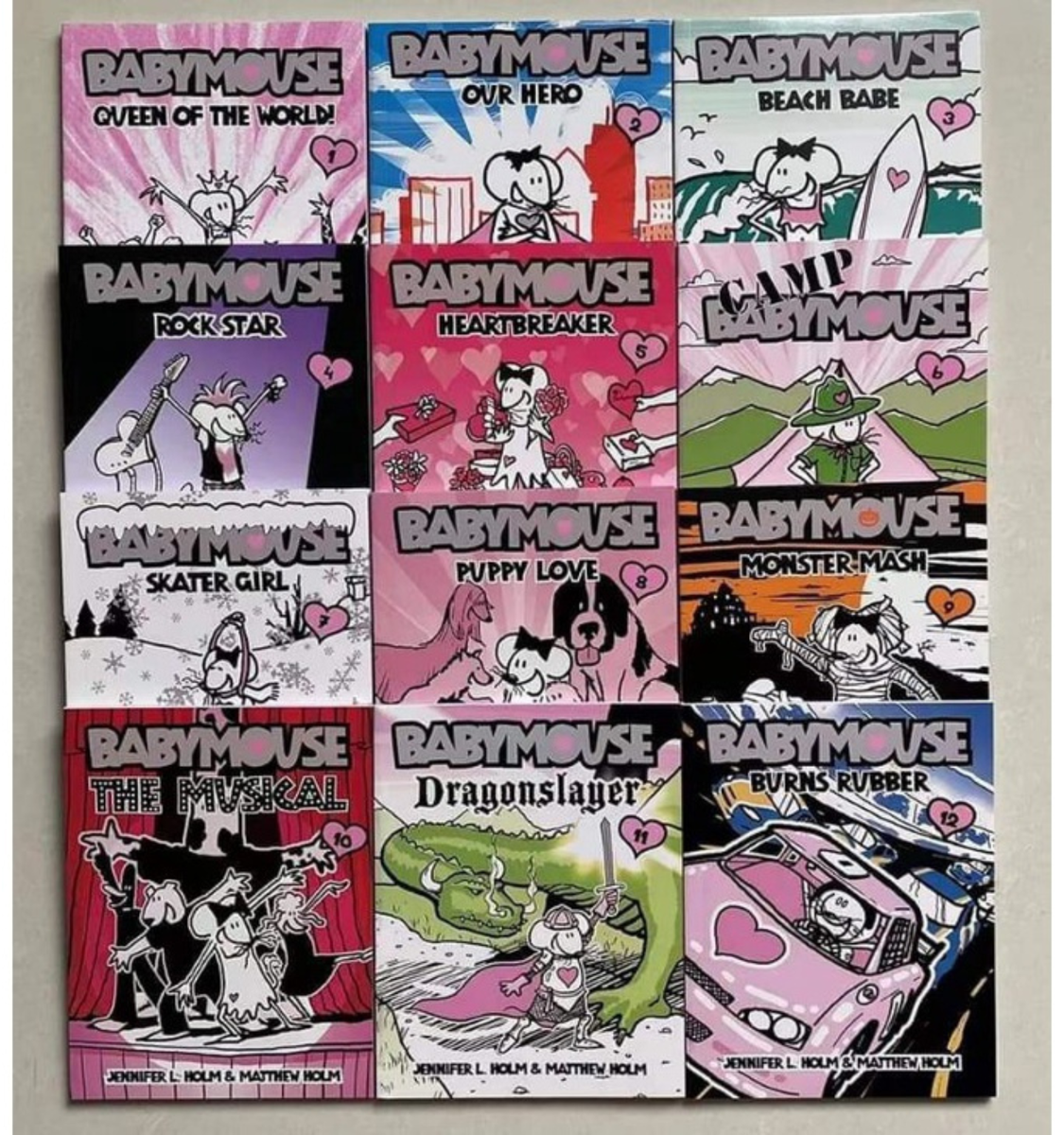 Babymouse Series Collection Complete Set 20 Books by Jennifer Holm