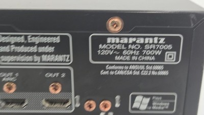 MARANTZ SR7005 7.1 CHANNEL AV SURROUND SOUND RECEIVER | eBay