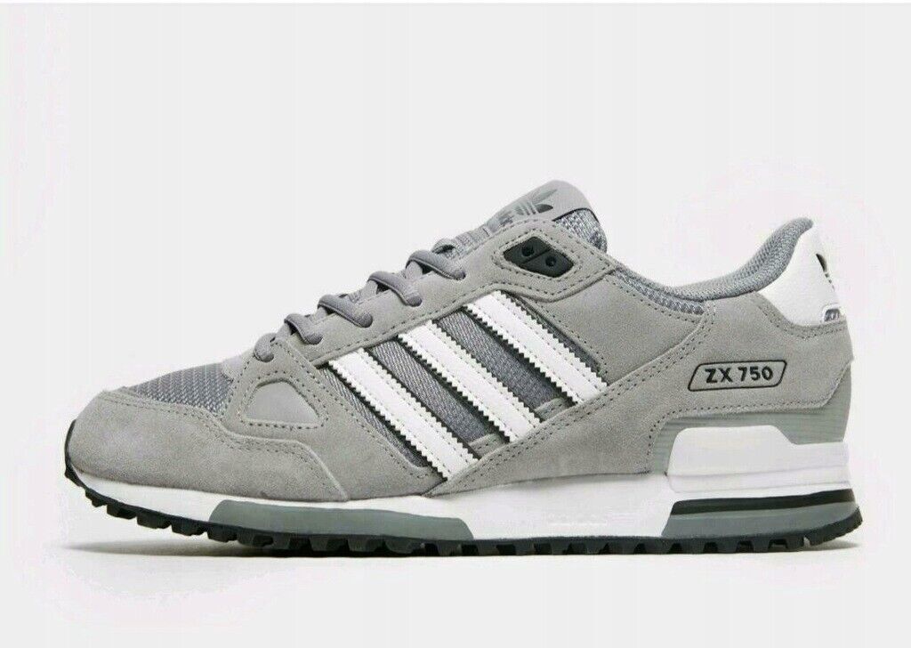 Adidas Originals ZX 750 Men's (UK 6 - 12) Grey Brand New | eBay