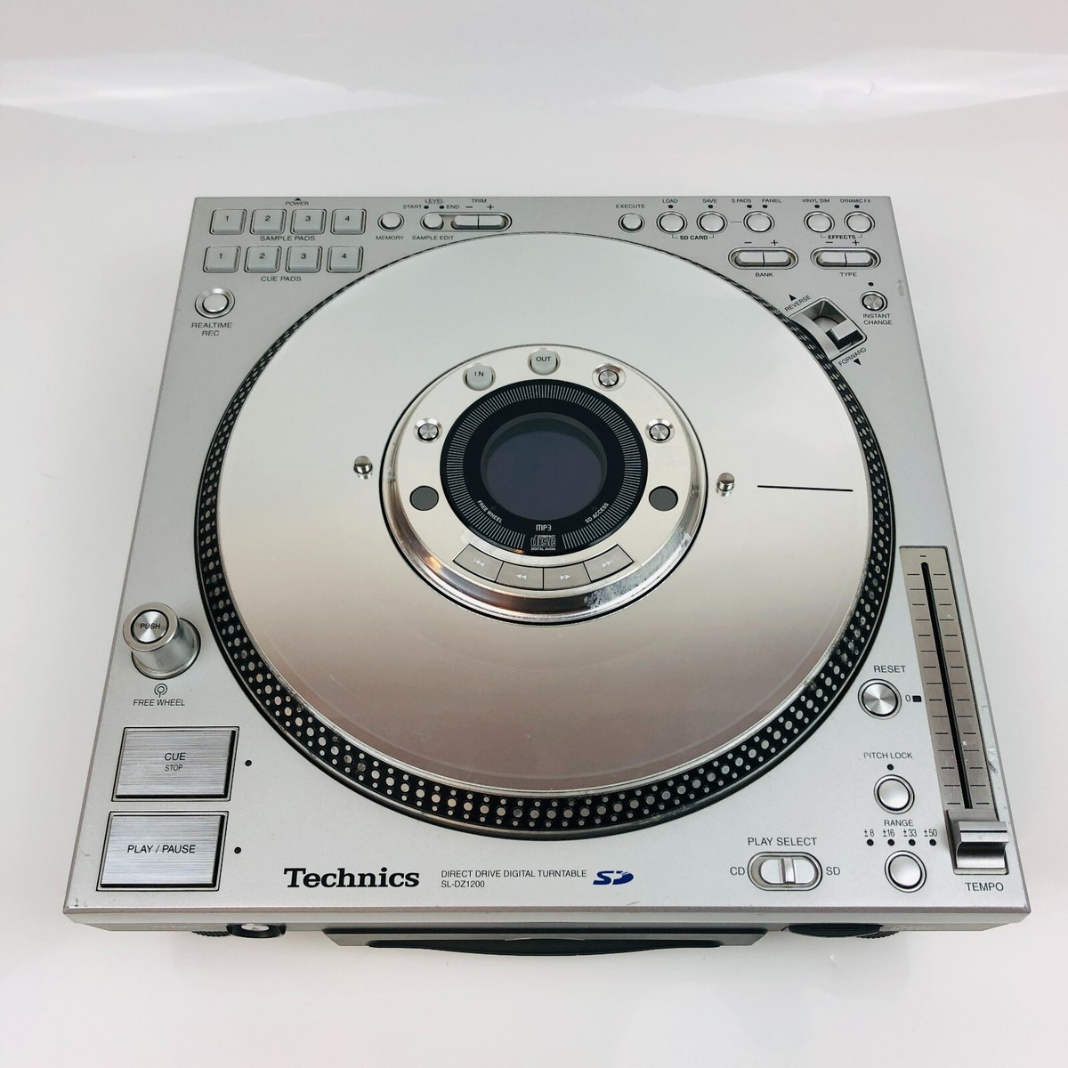 Technics SL-DZ1200 Silver w/Box Digital Direct Drive DJ Turntable