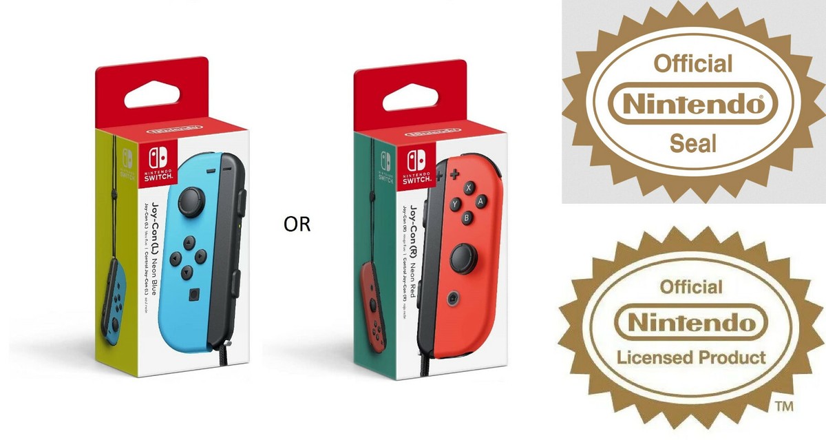 OFFICIAL Nintendo Switch *GENUINE* Joy-Con Wireless Controllers
