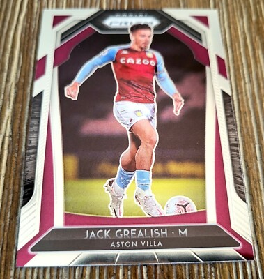 Jack Grealish 2020-21 Panini Prizm Premier League Base ASTON VILLA