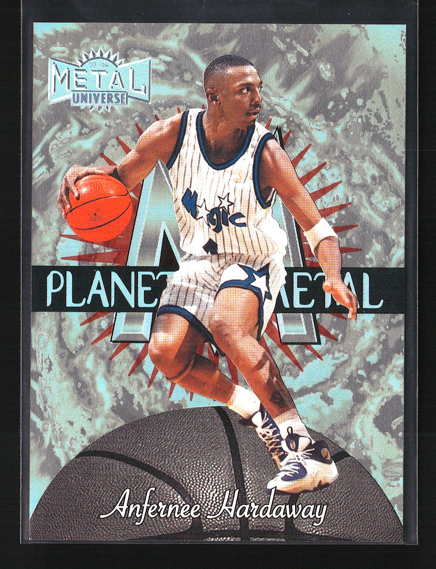 Anfernee Hardaway 1997 Metal Universe #7 Planet Metal Price Guide
