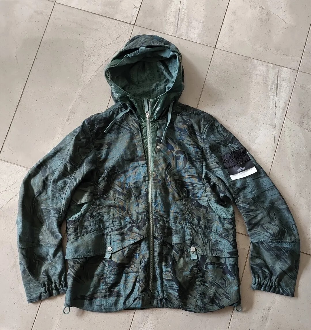 Made In Italy Stone Island Shadow Project Printed Linen Cordura TC