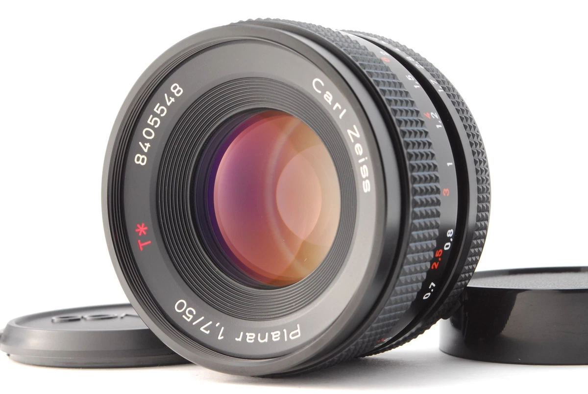 ZEISS Planar T* Camera Lenses 50mm Focal f/1.7 Maximum Aperture