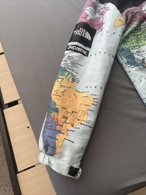 2014 Supreme x The North Face Atlas World Map Expedition Coaches