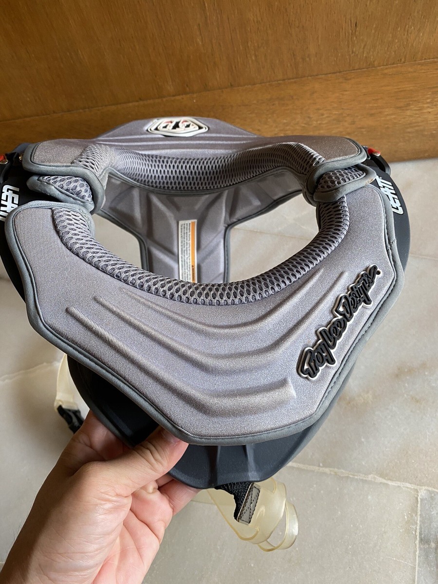 Troy Lee Designs Leatt Moto GPX Neck Brace Grey MTB Downhill Neck