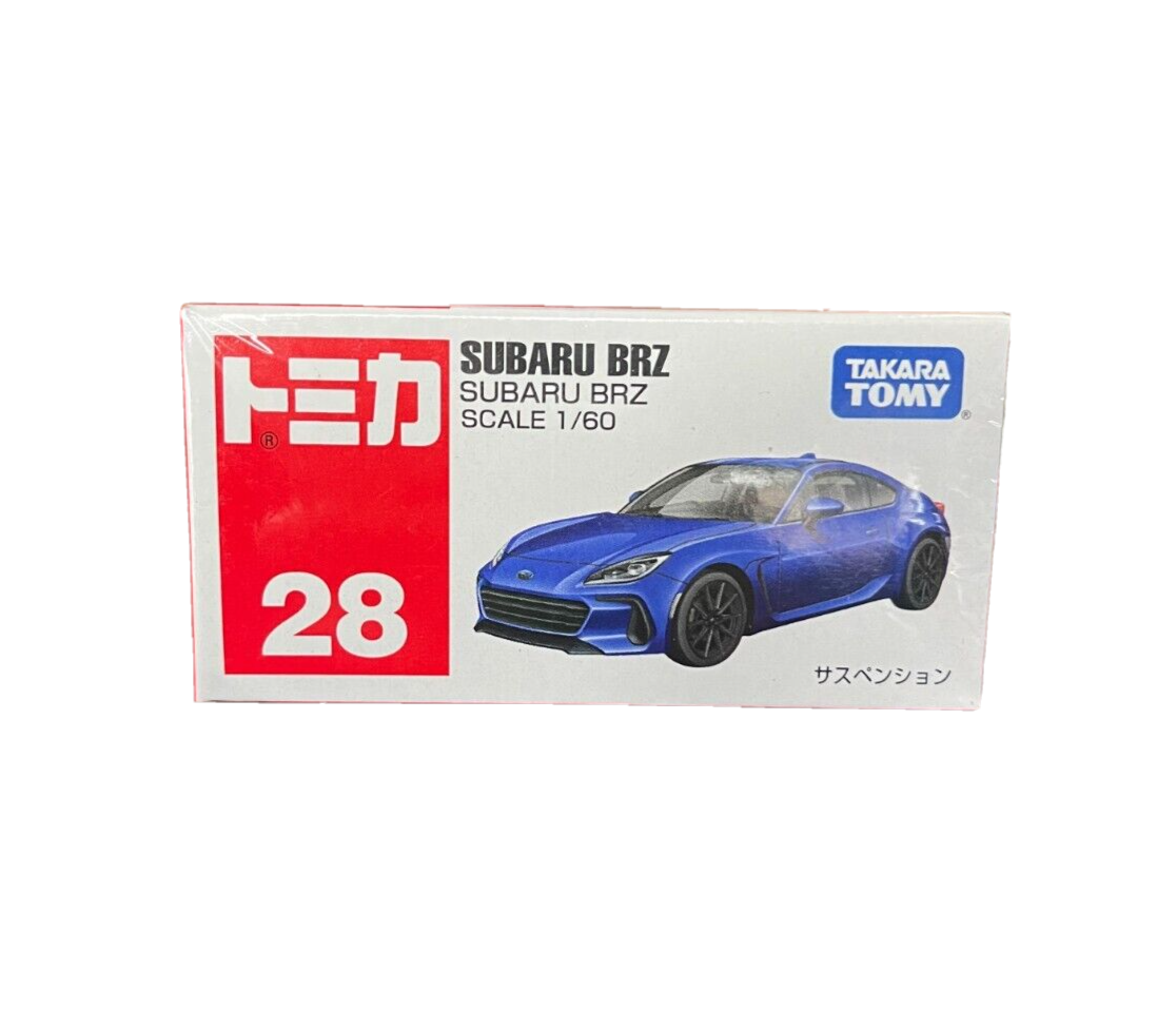Tomica No. 28 Subaru BRZ Blue JDM Takara Tomy 1/60 Diecast Car