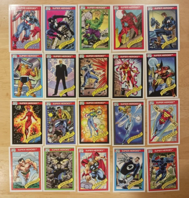 1990 Marvel Universe Series 1 Trading Cards COMPLETE BASE SET, #1