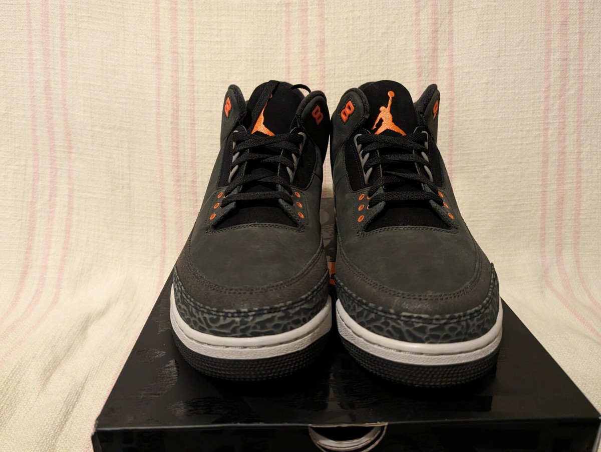 Nike Air Jordan Retro 3 AJ3 Fear Pack Grey Orange Black CT8532 080