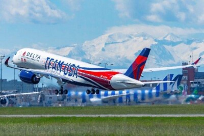 NEW GEMINI JETS 1:200 scale DELTA AIRLINES A350-900 TEAM USA 2024