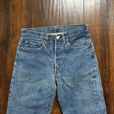 Levis Vintage 80s Redline Selvedge USA 501 XX Jeans 66 70s 32x34