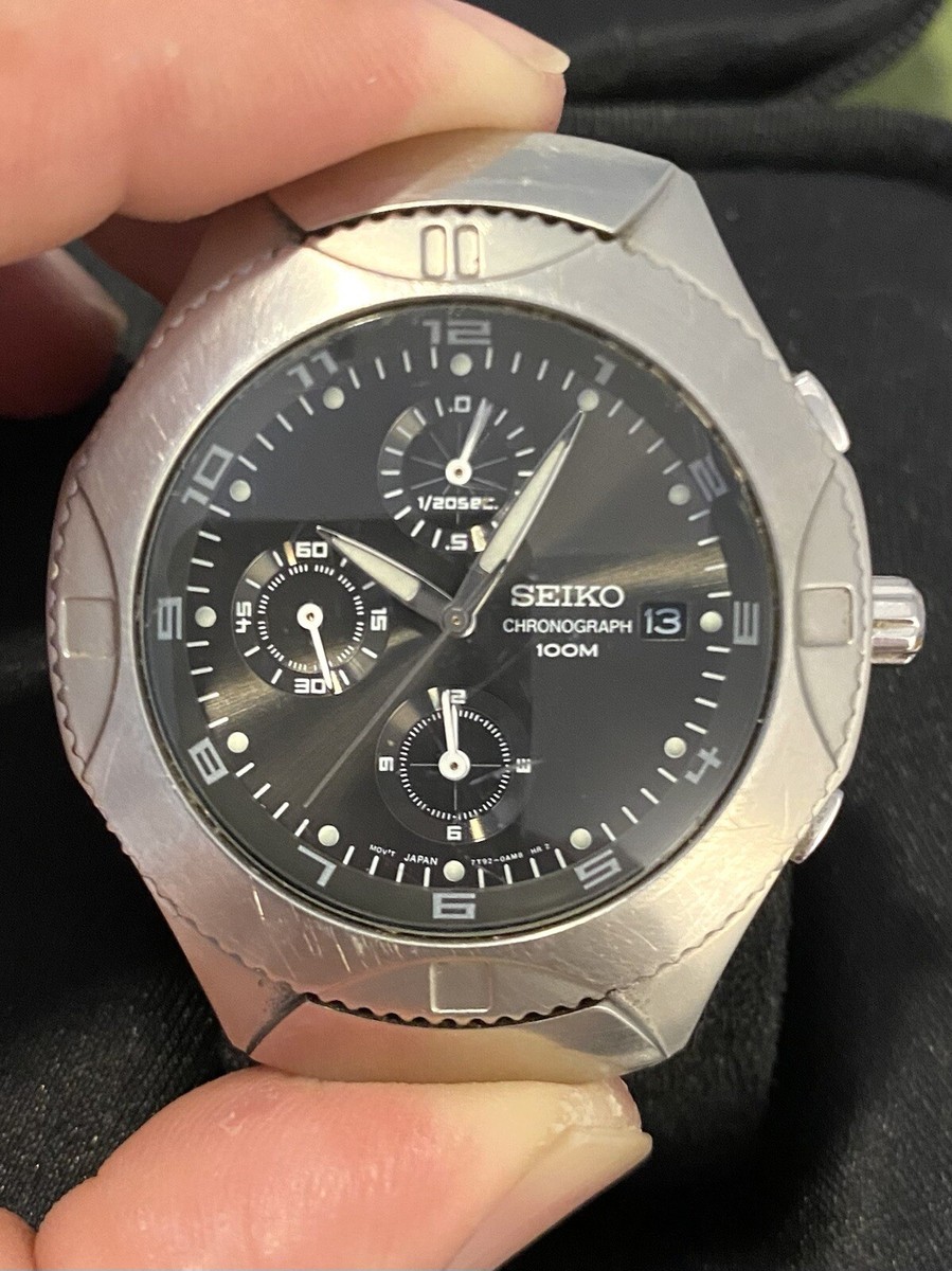 seiko 7t92 0ax0 men watch | eBay