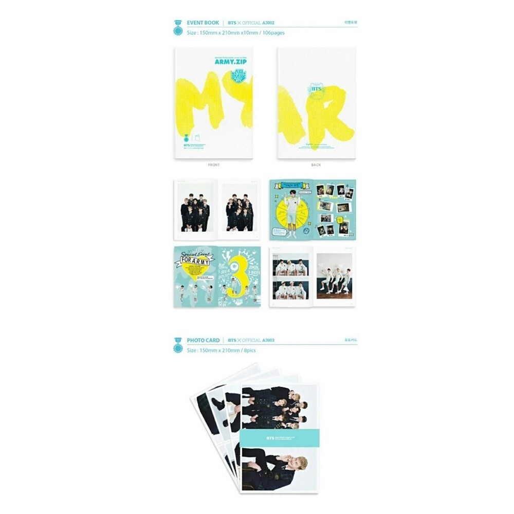 BTS Global Official Fanclub ARMY 3rd Membership Kit Full Package