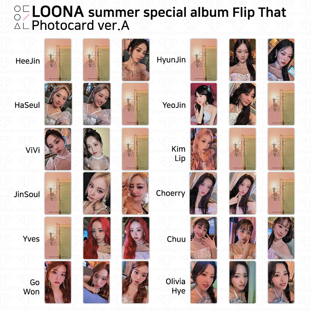 LOONA Summer Special Album Flip That Official Photocard ver. A