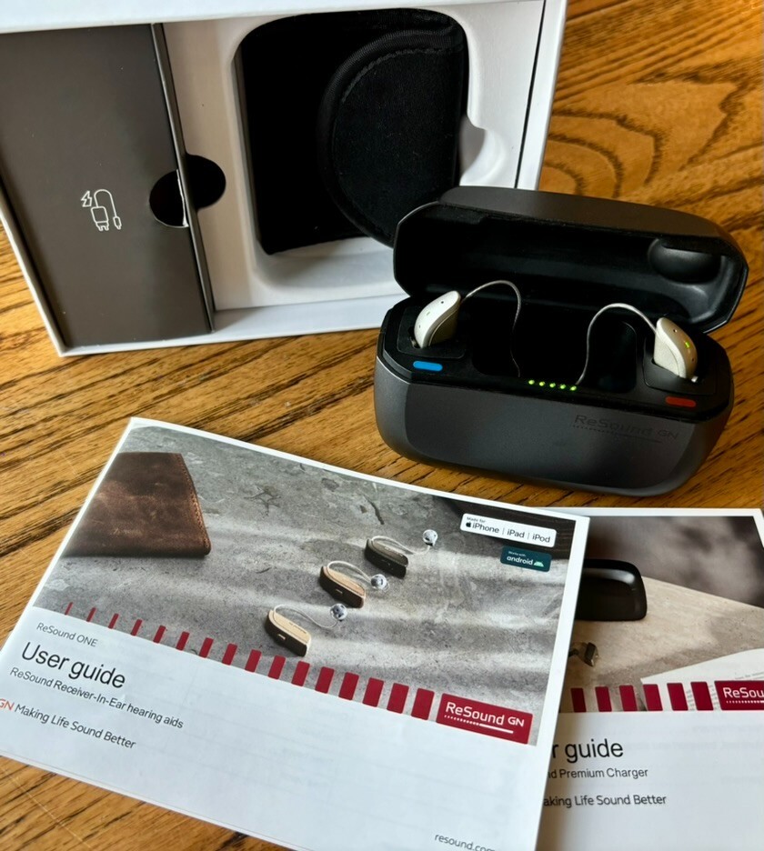 ReSound HI, (RT961-DRWC) RIC Rechargeable, BlueTooth, Champagne