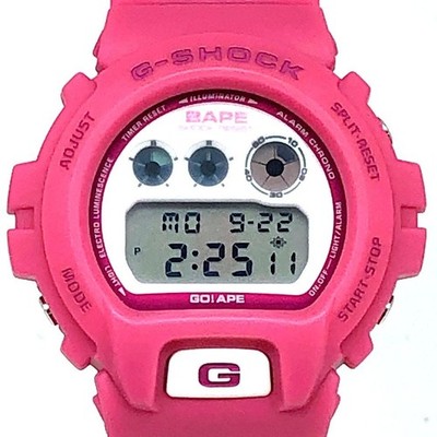 G-SHOCK DW-6900 A BATHING APE BAPE Collaboration Model Pink NFS