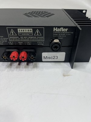 Hafler P1500 Trans Nova Professional Power Amplifier 54e for sale