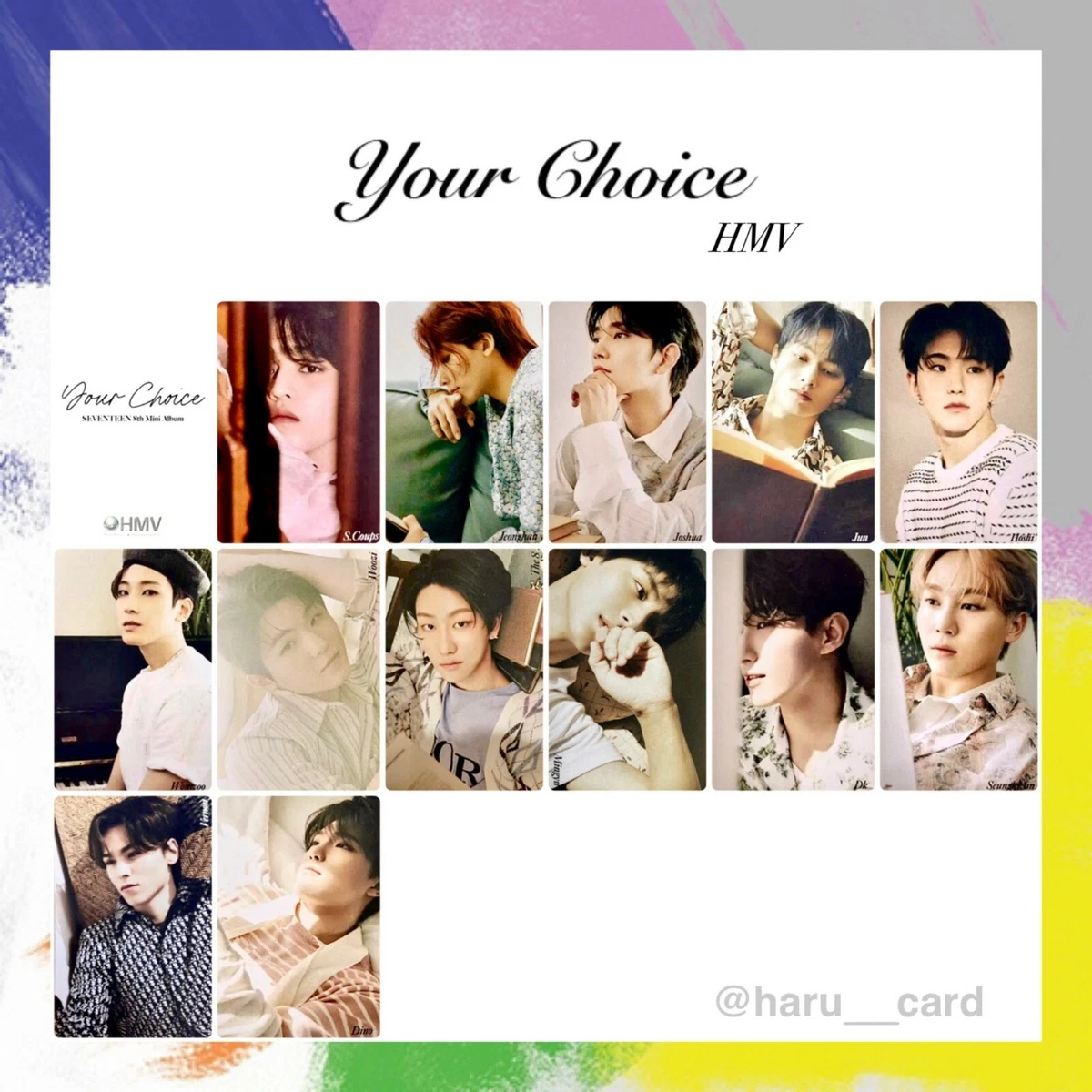 seventeen ジョンハン your choice hmv ジョンハン hmv your choice