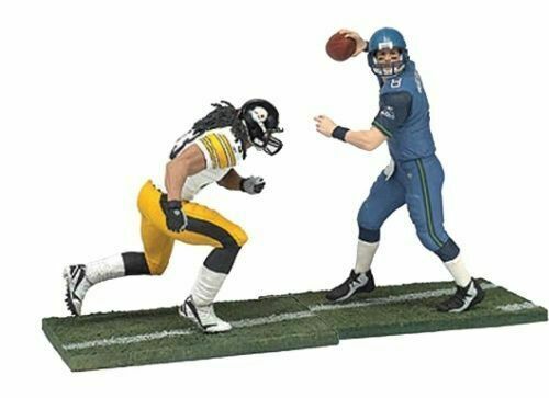 McFarlane Toys NFL 2pack Troy Polamalu Steelers Matt Hasselbeck
