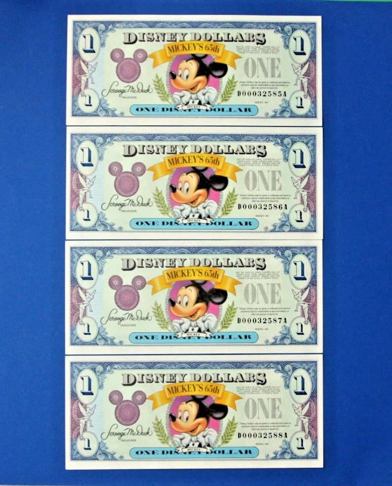 1993 Disney Dollar for sale | eBay
