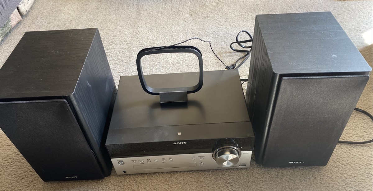 Sony HCD-SBT100 Bluetooth Micro Music System & Speakers (Tested