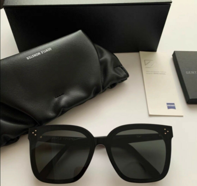 Gentle Monster Her 01 Unisex Sunglasses Black Package Zeiss Lenses