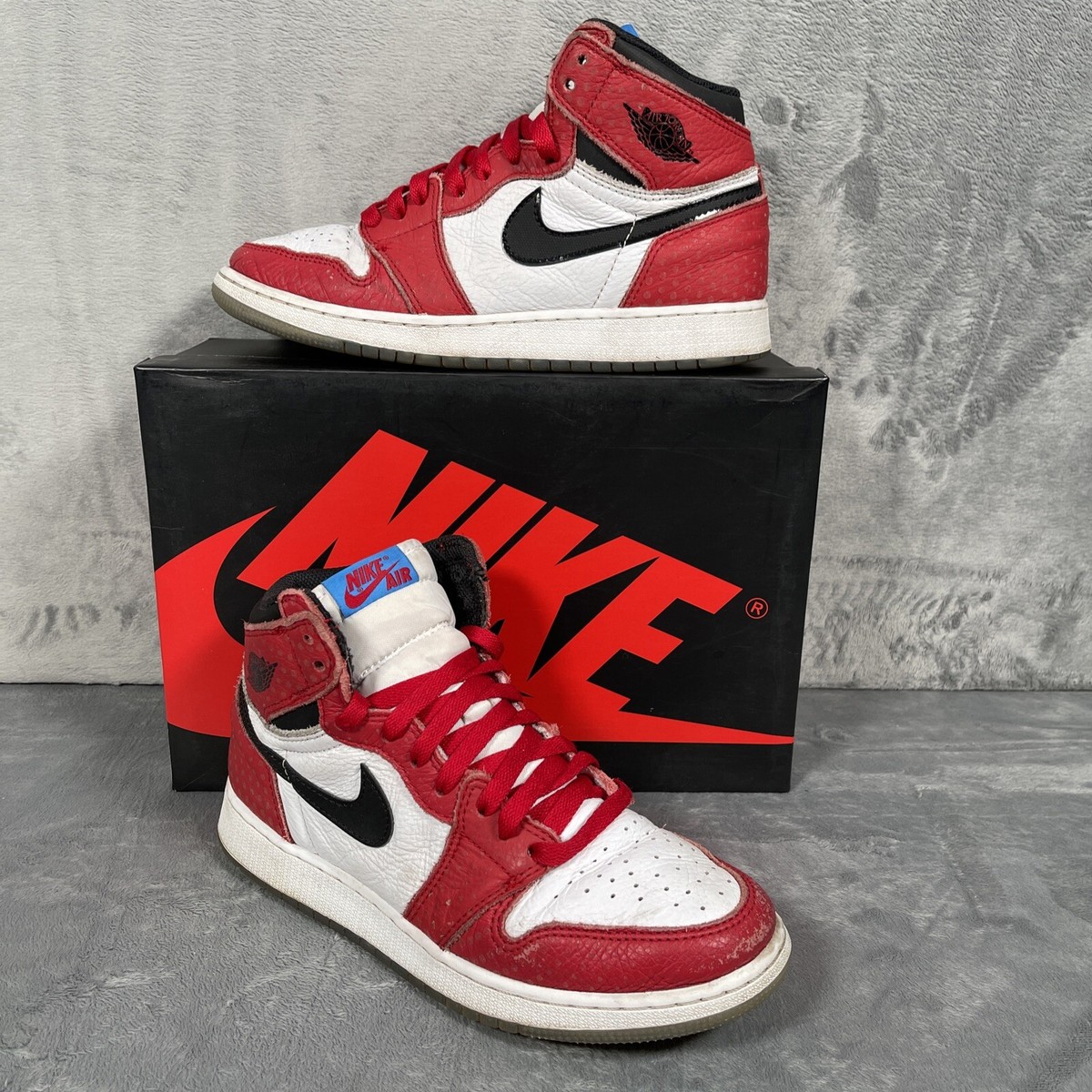 Nike Air Jordan 1 Retro High GS 'Spider-Man Origin Story' 575441