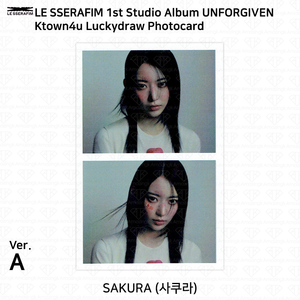Le Sserafim 1st Studio Album Unforgiven Official Lucky Draw