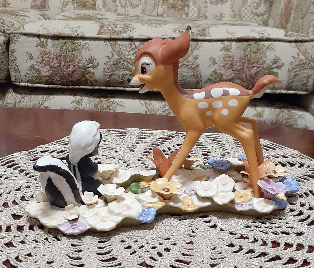 Disney~WDCC~BAMBI~HE CAN CALL ME FLOWER IF HE WANTS TO~41010~NIB