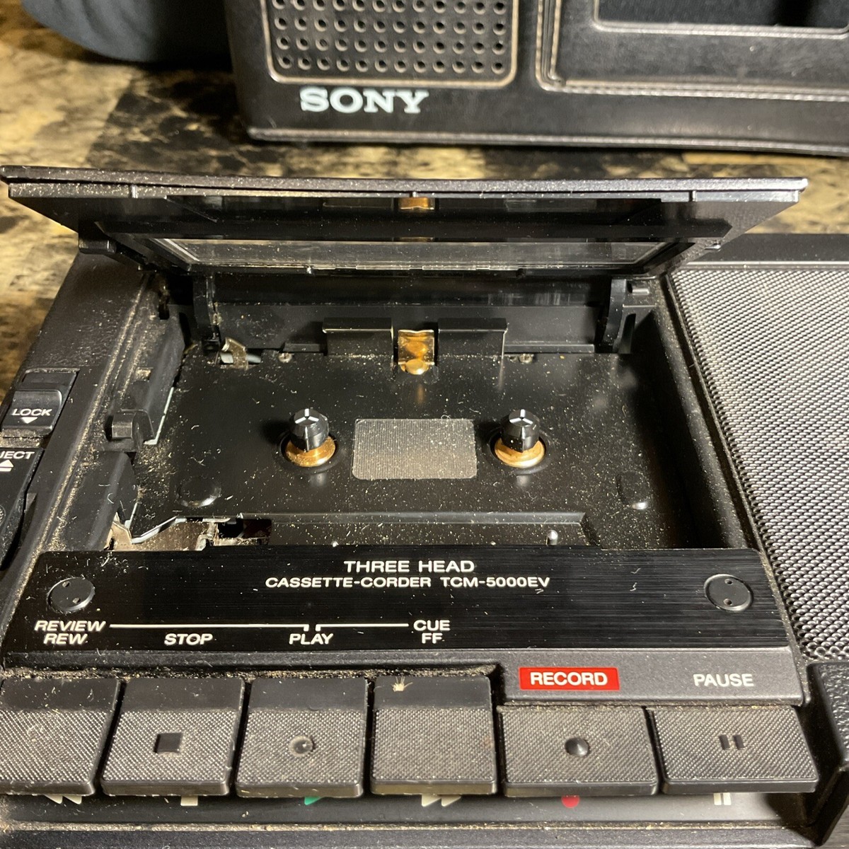 Sony TCM-5000EV 3 head Pressman Profession Portable Mono Voice