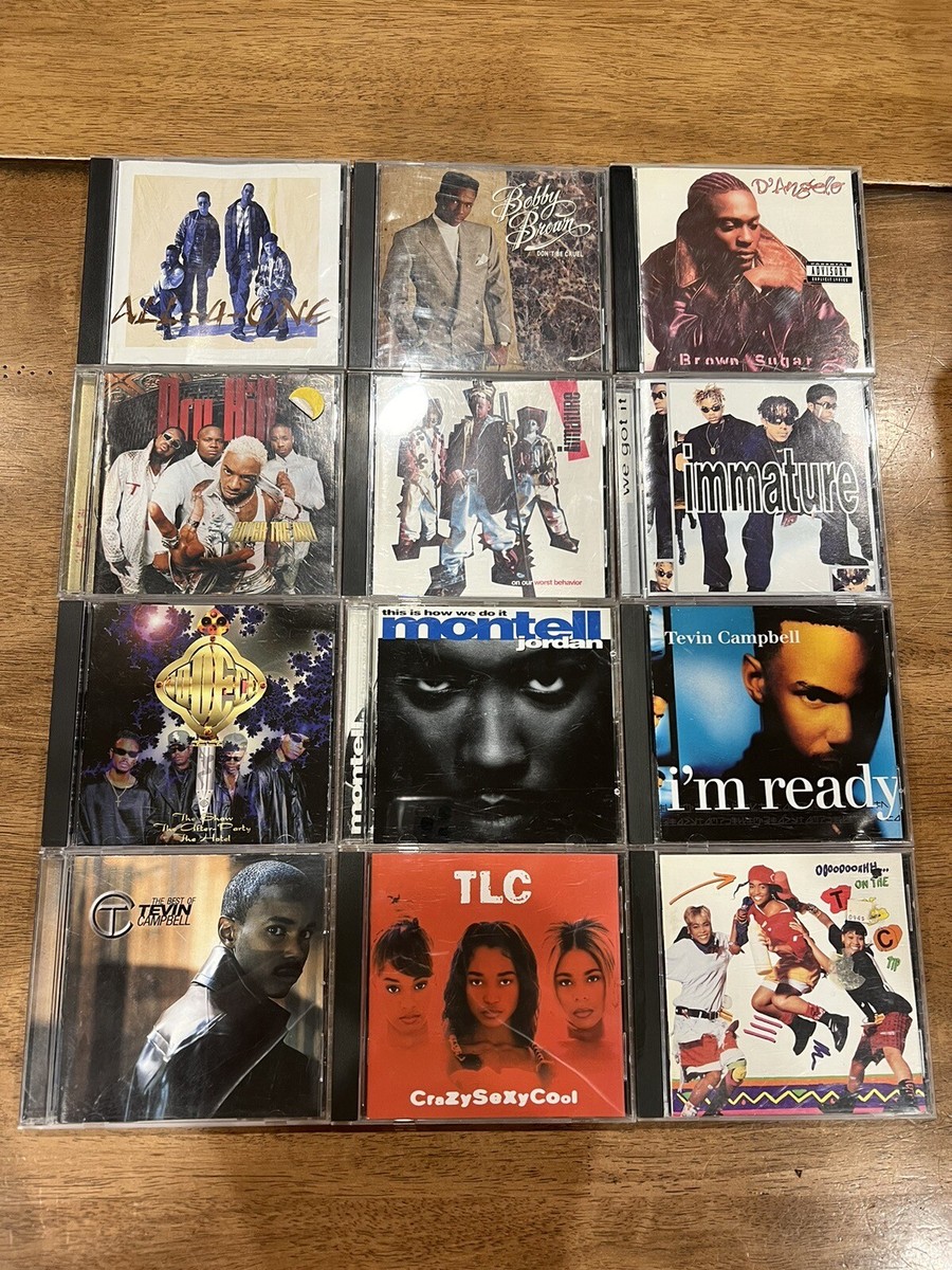 Lot of 12 90s R&B CDs - All 4 One, Bobby Brown, Immature, Tevin